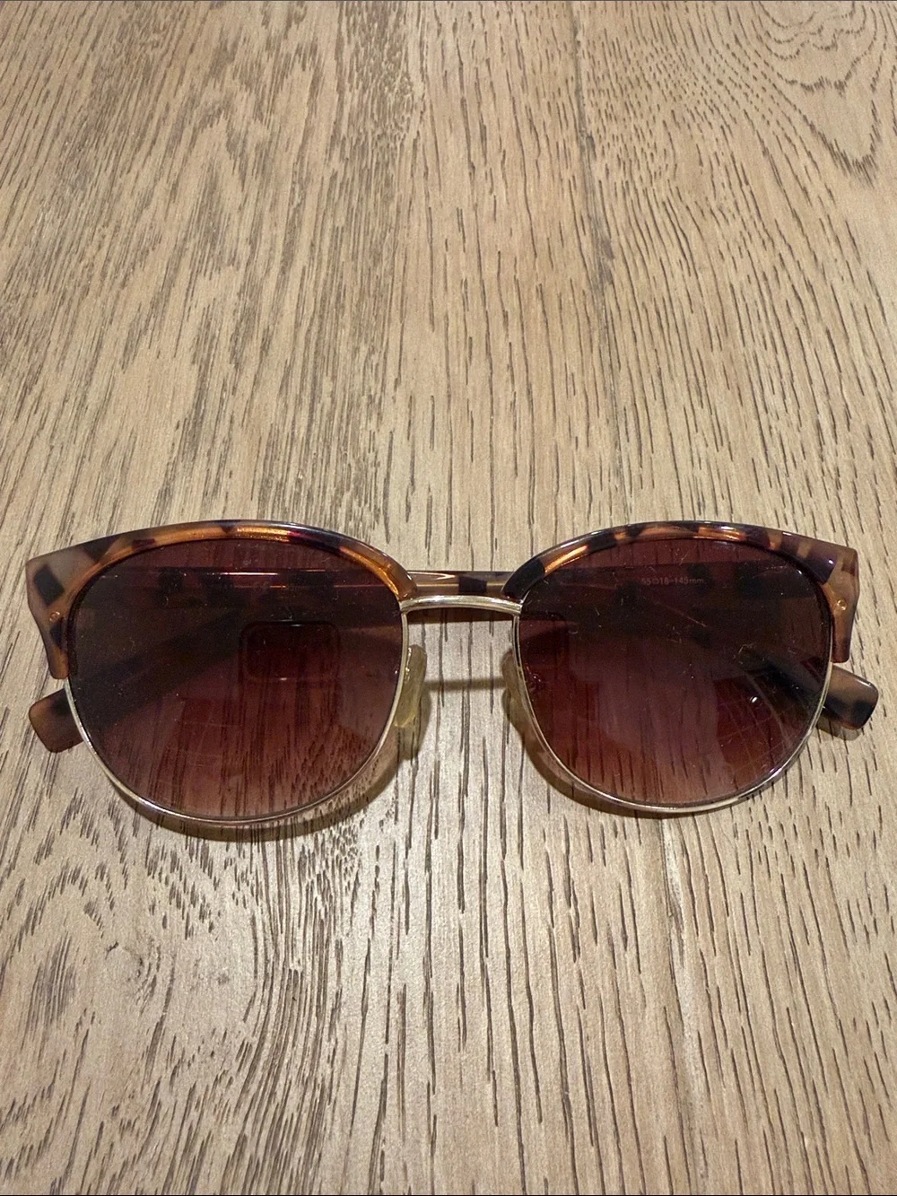 Isaac Mizrahi Tortoiseshell Frame Sunglasses with Brown Lenses